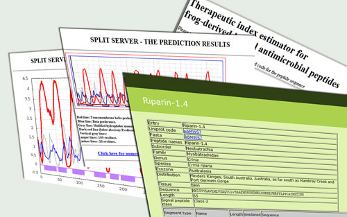 Some of the scientific resources I developed